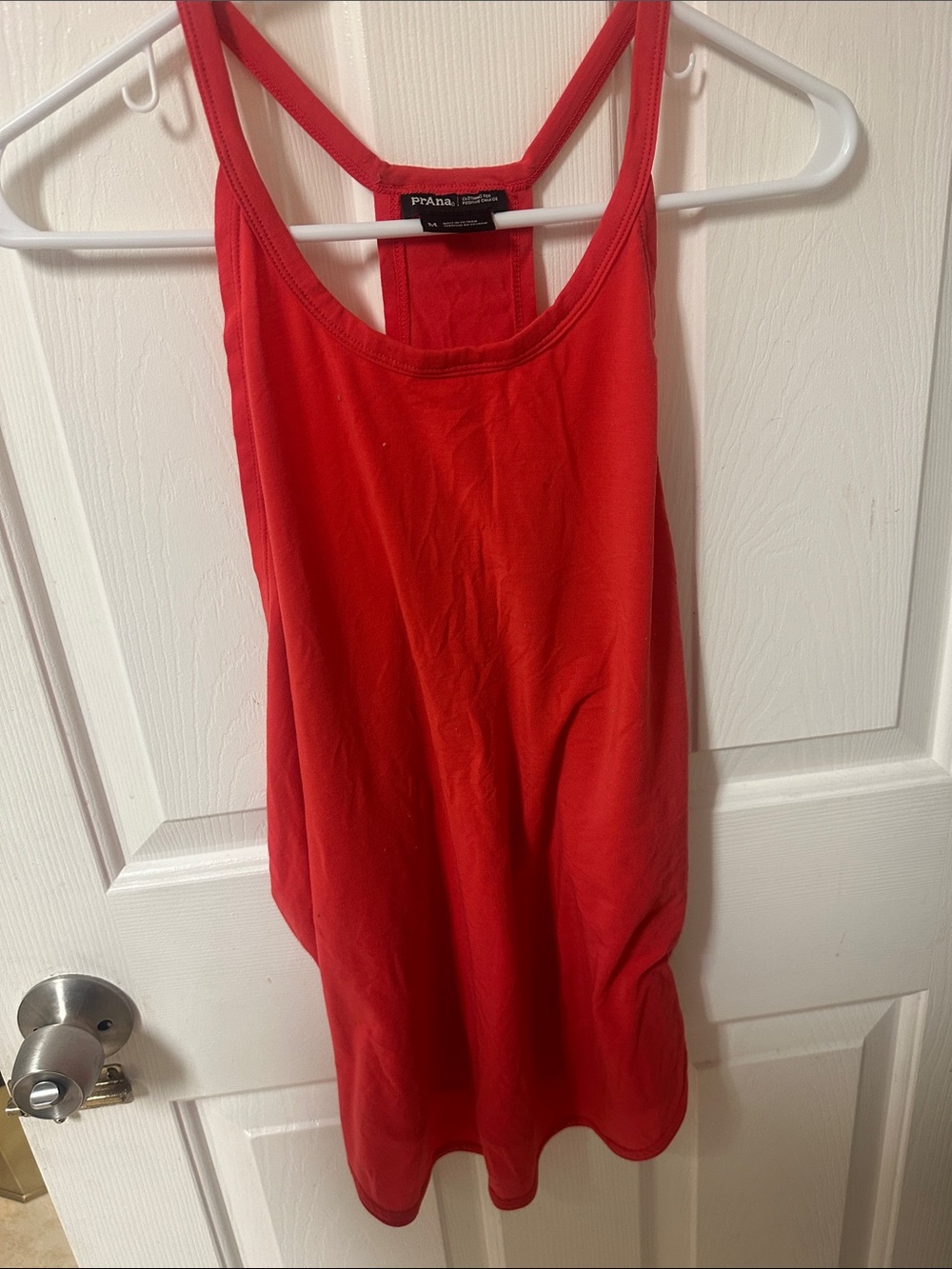 Prana Red Racerback Tank